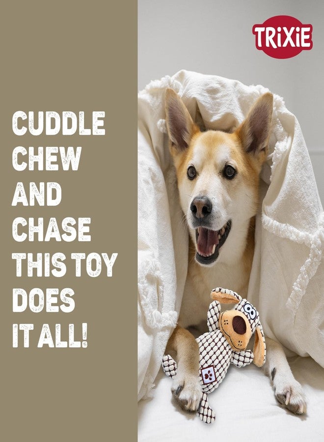 تريكسي لعبة تريكسي القطيفة الناعمة للكلاب، ألعاب صامتة للكلاب، مصنوعة من البوليستر الآمن للمضغ، تصدر صوت صفير ناعم لجذب الحيوانات الأليفة، مثالية للعب في الأماكن المغلقة والمفتوحة - 26 سم - Image 5